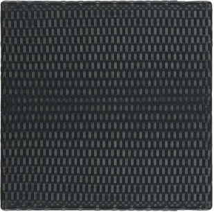 vidaXL 3-cz zestaw mebli barowych z podłokietnikami czarny rattan PE 3064805 - Pozostałe meble ogrodowe - miniaturka - grafika 3