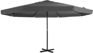 Parasole ogrodowe - vidaXL Parasol ogrodowy na słupku aluminiowym, 500 cm, antracytowy - miniaturka - grafika 1