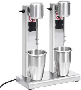 vidaXL vidaXL Mikser do koktajli mlecznych z 2 kubkami, stal nierdzewna, 2 L - Inne urządzenia gastronomiczne - miniaturka - grafika 5