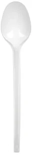 Arpex Łyżeczki plastikowe , białe, 13 cm, 12 szt DJ7908GT - Dekoracje i nakrycia stołu na imprezę - miniaturka - grafika 3