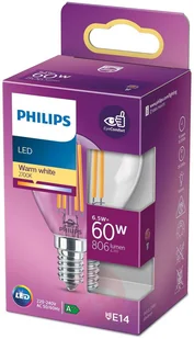 Philips Classic żarówka LED E14 P45 6,5W 2 700 K - Żarówki LED - miniaturka - grafika 2