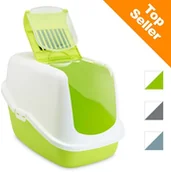 Kuwety dla kotów - Savic Nestor kuweta dla kota Szaroniebiesko-biała - miniaturka - grafika 1