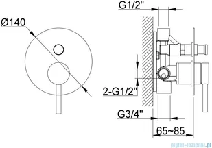 KOHLMAN Axel zestaw prysznicowy z deszczownicą 35 cm chrom QW210AR35 | - Baterie umywalkowe KOHLMAN Axel zestaw prysznicowy z deszczownicą 35 cm chrom QW210AR35 | - Baterie umywalkowe - miniaturka - grafika 2