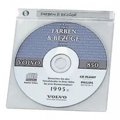 Koszulki na dokumenty - Durable Koszulki na płyty CD TOP COVER z kieszenią na dokumenty i paskiem na opis 10 sztuk /520019/ DU1096 - miniaturka - grafika 1