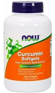 Witaminy i minerały dla sportowców - Now Foods Sklep CURCUMIN 120 KAPSUŁEK ŻELOWYCH - miniaturka - grafika 1