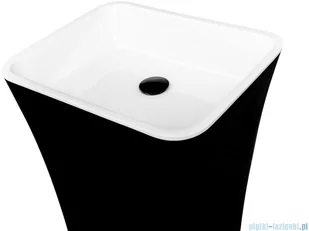 Besco Assos B&W 40x50x85 UMD-A-WOBW - Umywalki - miniaturka - grafika 3