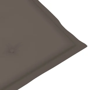 vidaXL Leżak tarasowy z podnóżkiem i poduszką, lite drewno akacjowe 3064022 - Leżaki ogrodowe - miniaturka - grafika 8