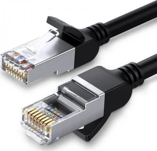 UGREEN Kabel sieciowy z metalowymi wtyczkami, Ethernet RJ45, Cat.6, UTP, 2m (czarny) - Kable USB - miniaturka - grafika 2
