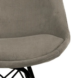 Actona Krzesło Eris Sztruks Szare - Krzesła - miniaturka - grafika 8