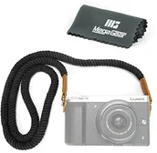 Akcesoria fotograficzne - MegaGear Obicie megagear opaska bawełniana  komfort, bezpieczeństwo zapewnia wszystkie kamery |gross  100 cm/39inc|, czarny MG941 - miniaturka - grafika 1