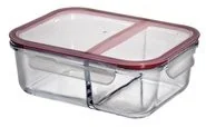 Kuchenprofi Lunch box M, bordowy, przezroczysty, 20x15x7 cm - Pojemniki kuchenne - miniaturka - grafika 3