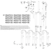 Akcesoria rowerowe - RockShox Zestaw sprężyn 120 MM X-miękkie Tora/Recon R5437010 - miniaturka - grafika 1