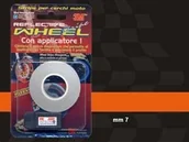 Scrapbooking - Quattroerre Quattro Erre 10284 Wheel paski rifrangent Pomarańczowy, pomarańczowy, 7 MM X 6 MT 10284 - miniaturka - grafika 1