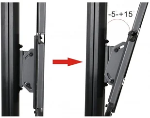 Sinor.de Sinor.de Stojak podłogowy SINOR TVS22B do TV 32 100 cali Czarny TVS22B TVS22B - Uchwyty do telewizora - miniaturka - grafika 5