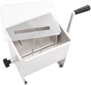 vidaXL Ręczna mieszarka do mięsa z pokrywką, srebrna, 20 L vidaXL - Inne urządzenia gastronomiczne - miniaturka - grafika 5