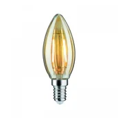 Żarówki LED - Paulmann LED świeca 430lm E14 4,7W Złoty2500K 230V 28705 - miniaturka - grafika 1
