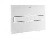 Przyciski spłukujące - Roca A890188207 PL7 przycisk podwójny biały mat - miniaturka - grafika 1