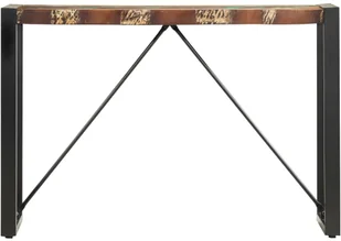 vidaXL vidaXL Stolik typu konsola, 110 x 35 x 76 cm, lite drewno z odzysku - Konsole i sekretarzyki - miniaturka - grafika 2