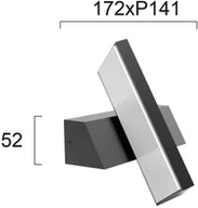 Lampy ogrodowe - VIOKEF Kinkiet zewnętrzny LED Casteo, obrotowy 350° - miniaturka - grafika 1