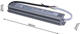Eko-Light ZASILACZ LED 30W IP67 EKZAS755 - Akcesoria do oświetlenia - miniaturka - grafika 8