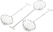 Zestawy do fondue - Metaltex 256015010 zestaw 3 sitek do fondue, ze stali szlachetnej 256015 - miniaturka - grafika 1