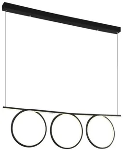 Milagro LAMPA wisząca LOOP 521 metalowa OPRAWA zwieszana LED 60W listwa sufitowa pierścienie białe 521 - Lampy sufitowe - miniaturka - grafika 2