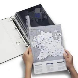 Durable GRZBIET ZACISKOWY A4 WPINANY 60K. PRZEZROCZYSTY - Grzbiety do bindownic - miniaturka - grafika 4