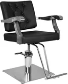 Fotele fryzjerskie - GABBIANO FOTEL FRYZJERSKI LYON CZARNY 132950 - miniaturka - grafika 1