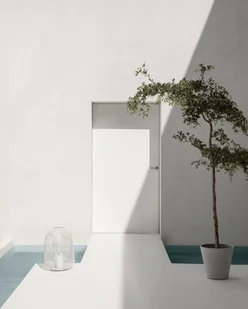 Blomus LITO Lampion - Świecznik 45 cm Biały 66205 - Świeczniki - miniaturka - grafika 2