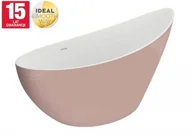 Wanny - Polimat Wanna akrylowa 180x80x67 cm wolnostojąca ZOE RÓŻ,15 LAT GWARANCJI 00410 - miniaturka - grafika 1