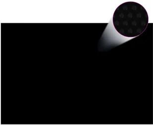 vidaXL Pływająca folia solarna z PE, 300x200 cm, czarno-niebieska - Akcesoria do basenów - miniaturka - grafika 4