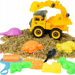 Piasek Kinetyczny Foremki Auto Magiczny Zestaw - Zabawki do piasku - miniaturka - grafika 3