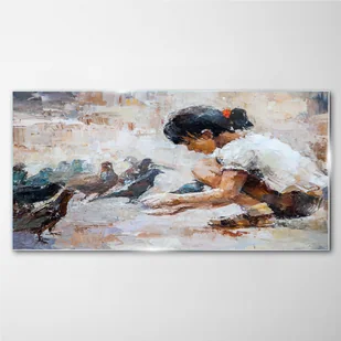 PL Coloray Obraz Szklany Abstrakcja Zwierzę Ptaki 140x70cm - Obrazy i zdjęcia - miniaturka - grafika 2