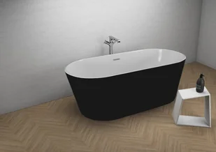 Polimat Wanna akrylowa wolnostojąca Uzo Czary Mat 160x80 00337 - Wanny - miniaturka - grafika 7