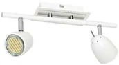 Lampy sufitowe - Luminex Listwa Olivia 6492 lampa sufitowa spot 2x8W GU10 biały - miniaturka - grafika 1