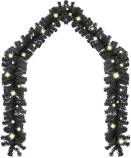 vidaXL vidaXL Girlanda świąteczna z lampkami LED 20 m czarna 329191 - Ozdoby bożonarodzeniowe - miniaturka - grafika 3