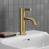 Baterie umywalkowe - Ideal Standard Joy Bateria umywalkowa z korkiem złota BC775A2 - miniaturka - grafika 1