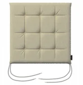 Poduszki ogrodowe - Dekoria Siedzisko Karol na krzesło kremowy szenil - miniaturka - grafika 1