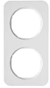 Klawisze i ramki - Berker R1 biały ramka 2 B_10122189 - miniaturka - grafika 1
