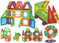 Klocki - Klocki Magnetyczne Konstrukcyjne 106 elementów - miniaturka - grafika 1