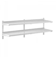 Meble gastronomiczne - Royal Catering Półka wisząca - 180 cm - 2 blaty - RCWR-1800.4 RCWR-1800.4 - miniaturka - grafika 1