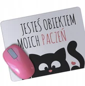 Podkładki pod mysz - Podkładka pod mysz myszkę Koty Kot z kotem memy - miniaturka - grafika 1