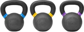 Kettlebell - XMOR FITNESS Zestaw hantli kettlebell żeliwny Medium 12,16 i 20 Kg XMOR - miniaturka - grafika 1