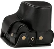 Akcesoria fotograficzne - MegaGear megagear "" skórzana torba na aparat  łatwe do zainstalowania, gotowe do statywu i akcesoria do pracy w firmie  kompatybilny z Panasonic Lumix DC-FZ80 obwodowej, fz82 MG1223 - miniaturka - grafika 1