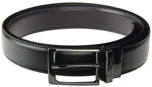 Pierre Cardin Uniwersalny czarny męski Pasek FWJX5 DOUBLE BLACK-BROWN - Paski - miniaturka - grafika 9