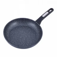Patelnie - Kamille Porządna patelnia marmurowa gruba 26cm 5389MR - miniaturka - grafika 1