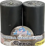 Świece - Les Parfumes Les 6 can02692 a świece mangiafumo, opium, wosk, czarny, 10 x 5 x 9 cm, 2 sztuki - miniaturka - grafika 1