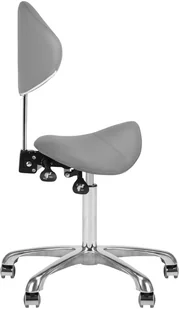 ACTIVESHOP Taboret Kosmetyczny 1004 Giovanni Szary 10003_141631 - Krzesła i taborety kosmetyczne - miniaturka - grafika 13