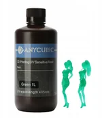 Filamenty i akcesoria do drukarek 3D - Żywica Anycubic Zielona green 1 Litr 1000ml - miniaturka - grafika 1