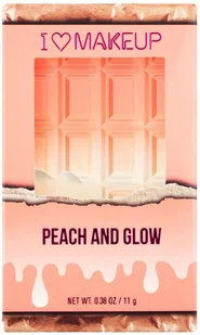 Makeup Revolution I Heart Makeup Blush and Highlight Róż do policzków Peach and Glow Makeup Revolution - Róże do policzków - miniaturka - grafika 7